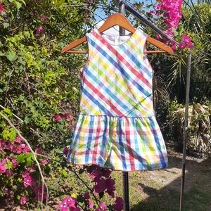The Beaufort Bonnet Company Rainbow  Romper EUC